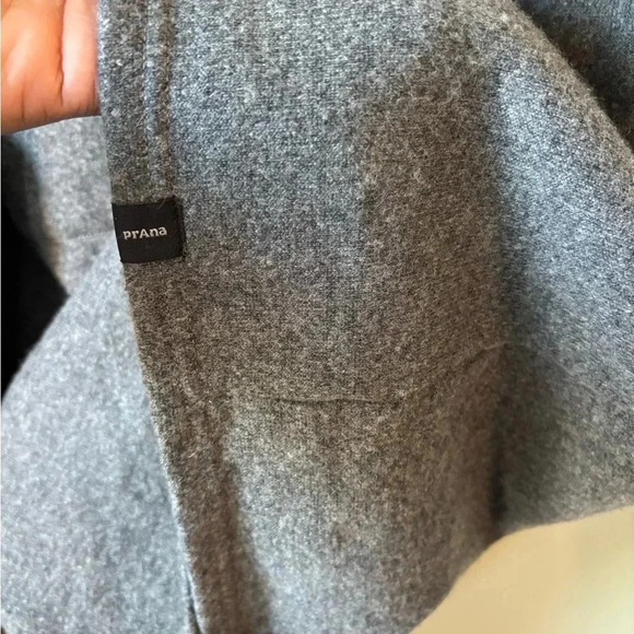 prAna Brookland 1/4 Zip Sweater Gravel Gray Men’s Size M - Picture 9 of 10